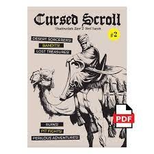 Shadowdark Zine Cursed Scroll Vol. 2 Red Sands